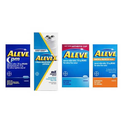 Aleve® PM with Soft Grip Cap for Sleeplessness Due to Minor Pain