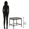 Hekman End Table 24504 Grey Sedona - 2 of 2
