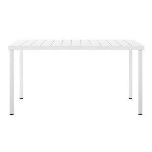WestinTrends Playa 59" Iron Metal Outdoor Rectangular Patio Dining Table For 6 - 1 of 4