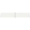 vidaXL Retractable Side Awning Cream 86.6"x472.4" - 2 of 4