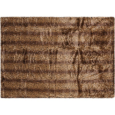 Mina Victory Fur N9371 Brown 50" x 70"