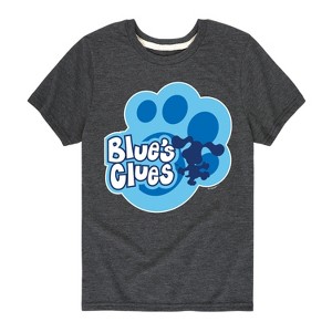 Boys' - Blue's Clues & You! - Blue Clues Paw Logo Short Sleeve Graphic T-Shirt - 1 of 4