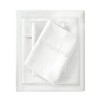 Elegant Fluffy Solid Cotton Sheet Set, All Season Bedding Set, Cozy Home Textile for Lux Bedroom Decor - 2 of 4