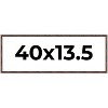 PosterPalooza | 40x13.5 Bamboo Picture Frame, UV Acrylic, 4 Finishes - Brown, Black, Gold, and Natural - 2 of 4