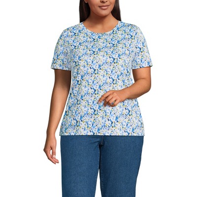 Lands' End Women's Relaxed Supima Cotton T-Shirt