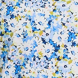 china blue daisy mini floral