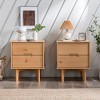Mid-Century Modern Wood Nightstand - Saracina Home - 4 of 4
