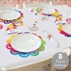 Big Dot of Happiness Holi Hai - Festival of Colors Party Paper Charger and Table Decorations - Chargerific Kit - Place Setting for 8 - 2 of 4