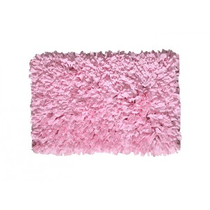 Bella Premium Jersey Shaggy Polyester with Cotton Backing Accent Rug - Home Weavers - 1 of 2