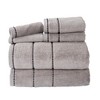 6 Pc Set Luxury Cotton Towel Quick Dry, Zero Twist Bath Hand Towels Clothes - 2 of 4