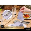 SparkSettings Dinner Napkins, 8” x 4.5” 2 Ply Paper Napkins, Pack of 40 - 4 of 4
