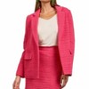 Women's Long Sleeve Crochet Blazer - SKIES ARE BLUE - 3 of 4