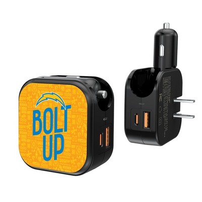 Los Angeles Chargers 2024 Edition 18-Watt 2 in 1 USB A/C Charger