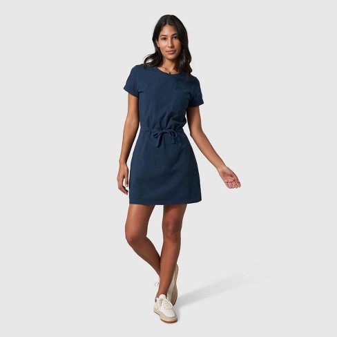 United By Blue Women's Organic T-shirt Dress - Navy Blue M : Target