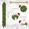 6 Ft Realistic Christmas Garland, Real Touch Norfolk Pine Garland for Mantle, Dense Artificial Greenery Garland Decor for Fireplace Stairs Table - 3 of 4