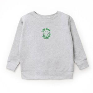 The Juniper Shop SmileyWorld Embroidered Be Good Do Good Smiley Youth Sweatshirt - L - Heather Grey - 1 of 3