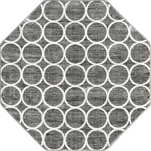 Unique Loom Matrix Trellis Collection Area Rug - Dots - 1 of 4