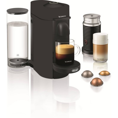 Nespresso VertuoPlus Deluxe Coffee and Espresso Machine Bundle by De ...