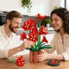 503PCS Amaryllis Flowers Bonsai Building Set Artificial Plant Kit Birthday Gift for Adults and Kids Aged 6+ - 2 of 4