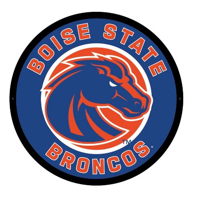 Evergreen Ultra-Thin Edgelight LED Wall Decor, Round, Boise State University- 23 x 23 Inches Made In USA