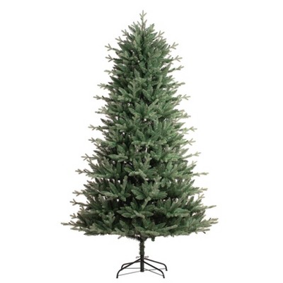 7ft Pre-Lit Spruce Artificial Christmas Tree Cardona Blue - Haute Décor