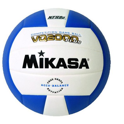 Mikasa VQ 2000 NFHS Volleyball, Royal Blue/White