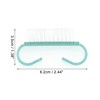 Unique Bargains Durable Translucent Horn Nail Brush 2.44"x1.38" 1 Pc - 4 of 4