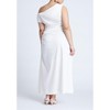 ELOQUII Women's Plus Size One Shoulder Maxi Dress - 3 of 4
