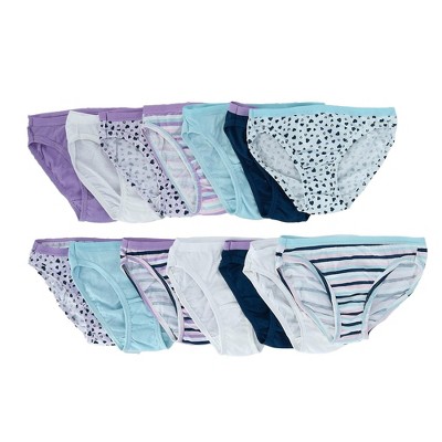 Fruit Of The Loom Girl's Bikini Underwear (14 Pair Pack), 4, Multi : Target