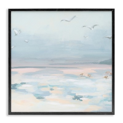 Stupell Industries Pastel Coastal Landscape, 17" x 17"