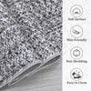 Braided Print Area Rugs for Living Room Non Slip Backing Farmhouse Accent Rug Non-Shedding Woven Carpet Foldable Low Pile Ultra Soft Indoor Rug - 3 of 4