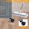 Cat House Outdoor Catio Cat Enclosures on Wheels, 69" Large Outside Patio Wooden Cat Cage Resting Box, Sunshine Panel, 2 Lockable Doors & Wheels - 3 of 4