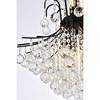 Elegant Lighting Toureg 11 - Light Chandelier in  Black - 3 of 3