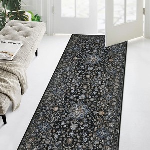 Garvee Washable Area Rug Vintage Neutral Stain Resistant Runner Soft Non Slip Large Floor Carpet for Living Room Bedroom Kitchen Home Office Indoor - 1 of 4