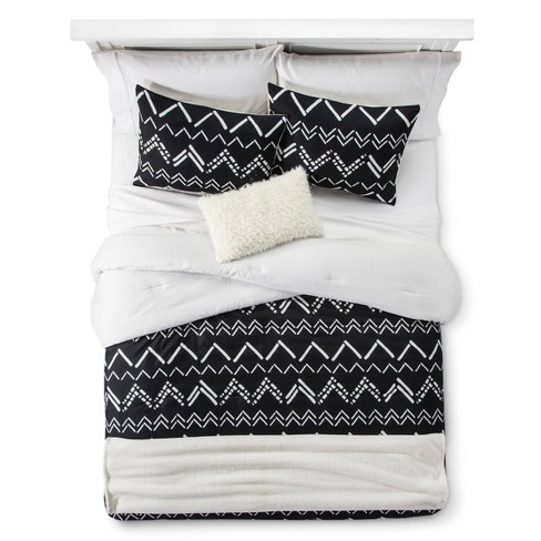 Black Chevron Stripe Comforter Set Room Essentials Target