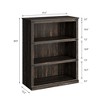 5 Tier Book Shelf, Farmhouse Book Case with Shelf Storage, Wooden Bookshelves for Living Room, Home Office - 3 of 4