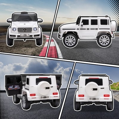 White 12V Mercedes Benz G500 Kids Ride-On Truck