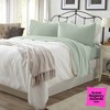 Ultra-Soft Cotton Heathered Melange Jersey Knit Sheet Set - Great Bay Home - 2 of 4