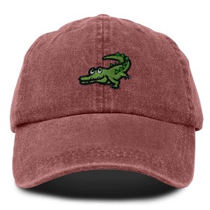 Dalix Alligator Cap Embroidered Mens Cotton Dad Hat Baseball Hat - 1 of 4