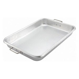Winco Roast Pan with Straps, Aluminum, 18" x 34.5", 2.4mm thick - Silver - 1 of 2