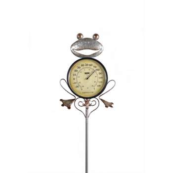 Poolmaster Outdoor Thermometer Garden Stake - Frog