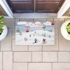 Stupell Industries Tis The Season Ski Slopes Printed Outdoor Door Mat, design by Caverly Smith, 18"x30" - 3 of 4
