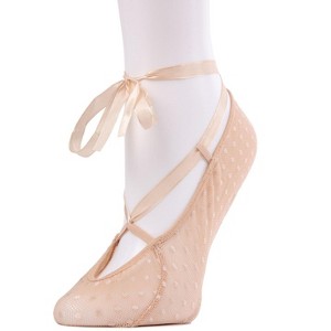 Memoi Ballerina Fashion Lace Liner Socks - 1 of 1