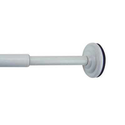 Adjustable White Steel Mini Tension Rod 36x54