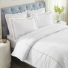 Cotton Two-Line Embroidered 3 Piece Duvet Cover Set by Blue Nile Mills - 2 of 4
