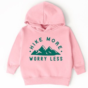 The Juniper Shop Hike More Worry Less Mountain Toddler Hoodie - 1 of 4