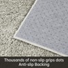 Shag Rugs Non-Slip - 5x8 Plush High Pile Area Rug, Ultra Soft Fuzzy Carpet for Living Room & Bedroom, Machine Washable Grey Shaggy Rug - 4 of 4