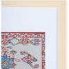 Khadijah - 29" X 14" - Blue/Orange - Framed Textile Wall Art - WLA1001 - Safavieh - 4 of 4