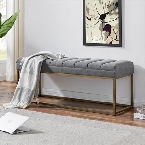 New Pacific Direct Darius KD Fabric Bench - 1 of 4