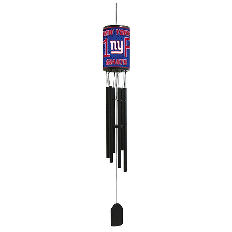 NFL Wind Chime, #1 Fan with Team Logo - New York Giants, 1 of 3
